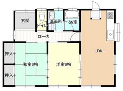 四御神借家の間取り画像