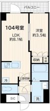 アルカンシエル新宿大京町の間取り画像