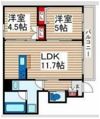 tomatoⅢ A棟の間取り画像