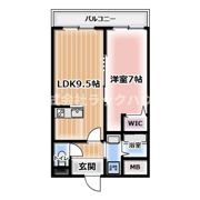 グランパシフィック萱島の間取り画像