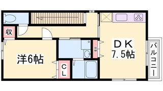 ディアーヒルズE棟の間取り画像