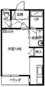 モリハイツNo.2の間取り画像