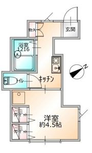 Maison Omble Verte B号室の間取り画像