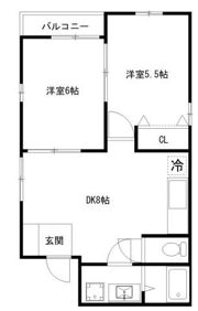BELLTREE板宿WESTの間取り画像