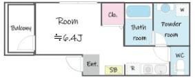 MELDIA行徳の間取り画像