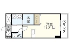 Kafuu Court 矢賀の間取り画像