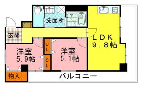 天神川駅前エステートの間取り画像