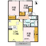 プレミアム弐番館の間取り画像