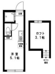 ジュネス中野坂上の間取り画像