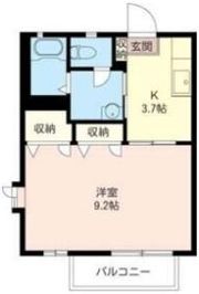 オークスアベニュー B棟の間取り画像