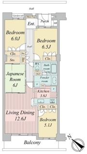 ルネ・ベイグランデの間取り画像