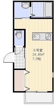 フラワーコートの間取り画像