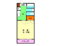 フェリーチェ水前寺南の間取り画像