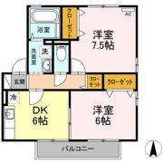 リビングタウン北土居 H棟の間取り画像