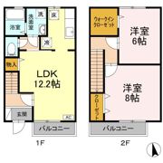 クレマンティーヌ B棟の間取り画像