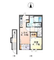 ウィステリアの間取り画像