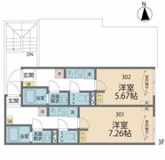 everCrest赤羽志茂の間取り画像