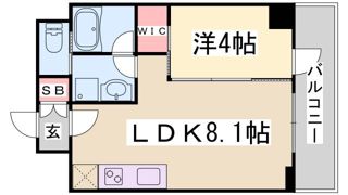 ブエナビスタ神戸駅前の間取り画像