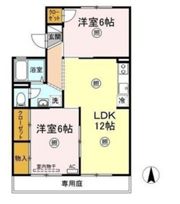 グレースタウン原 B棟の間取り画像