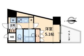 コンテント府中の間取り画像