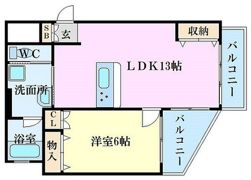 白樺マンションの間取り画像