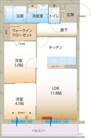 ラ メゾン ミモザⅠの間取り画像