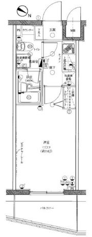 グリアス横浜・ウエストフォルム弐番館の間取り画像