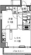 S-RESIDENCE新御徒町Westの間取り画像