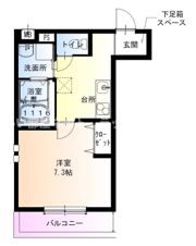 フジパレス千林Ⅱ番館の間取り画像