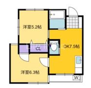 竹内ハイツの間取り画像