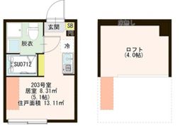 シェ ル サンキエム 堀切の間取り画像