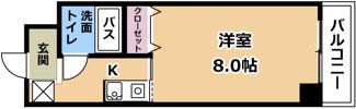 クローバーハイツⅡの間取り画像