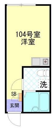 フォンテーヌ根岸の間取り画像