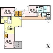 アヴァンス豊島 Aの間取り画像