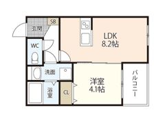 Plume(プリューム)古市の間取り画像