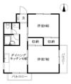 フシミハイツの間取り画像