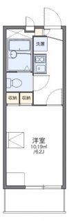 レオパレスリトルフラワーBの間取り画像
