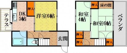 大町西3丁目戸建の間取り画像