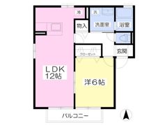 シェルムーンⅠの間取り画像