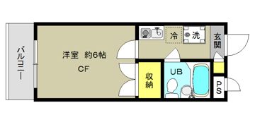 ハイブリッヂイン阿佐谷南の間取り画像