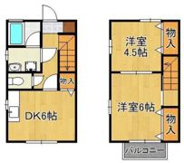 ドヌール朽網A棟の間取り画像