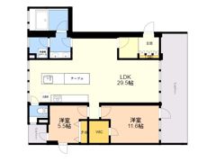 THE RESIDENCE MUROMI by Nudgeone．の間取り画像