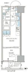 パークアクシス品川天王洲アイルの間取り画像