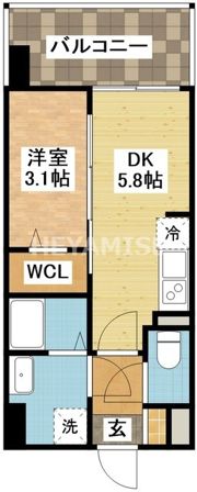 modern palazzo住吉の間取り画像