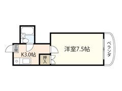 レジデンス庚午ヒライの間取り画像