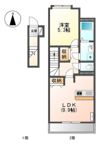 カメリア北土居 Bの間取り画像