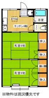 ハイツ北上の間取り画像