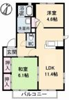 エンジェルハイツ A棟の間取り画像