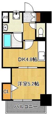 THE SQUARE Platinum Residenceの間取り画像