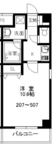 ソレアード岡本南の間取り画像